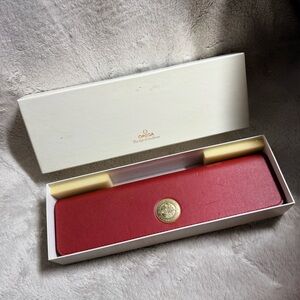 OMEGA Red Watch Box + Outer Box 10.90x3.75x1.90 inches